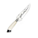 Faca Churrasco Artesanal 8" Folha