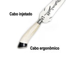Faca Churrasco Artesanal 8" Folha