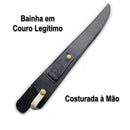 Faca Churrasco Artesanal Língua de Chimango 14" 01
