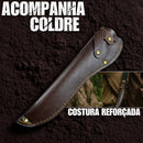 Kit Churrasco Artesanal E Faca De Aço Forjada A Mão